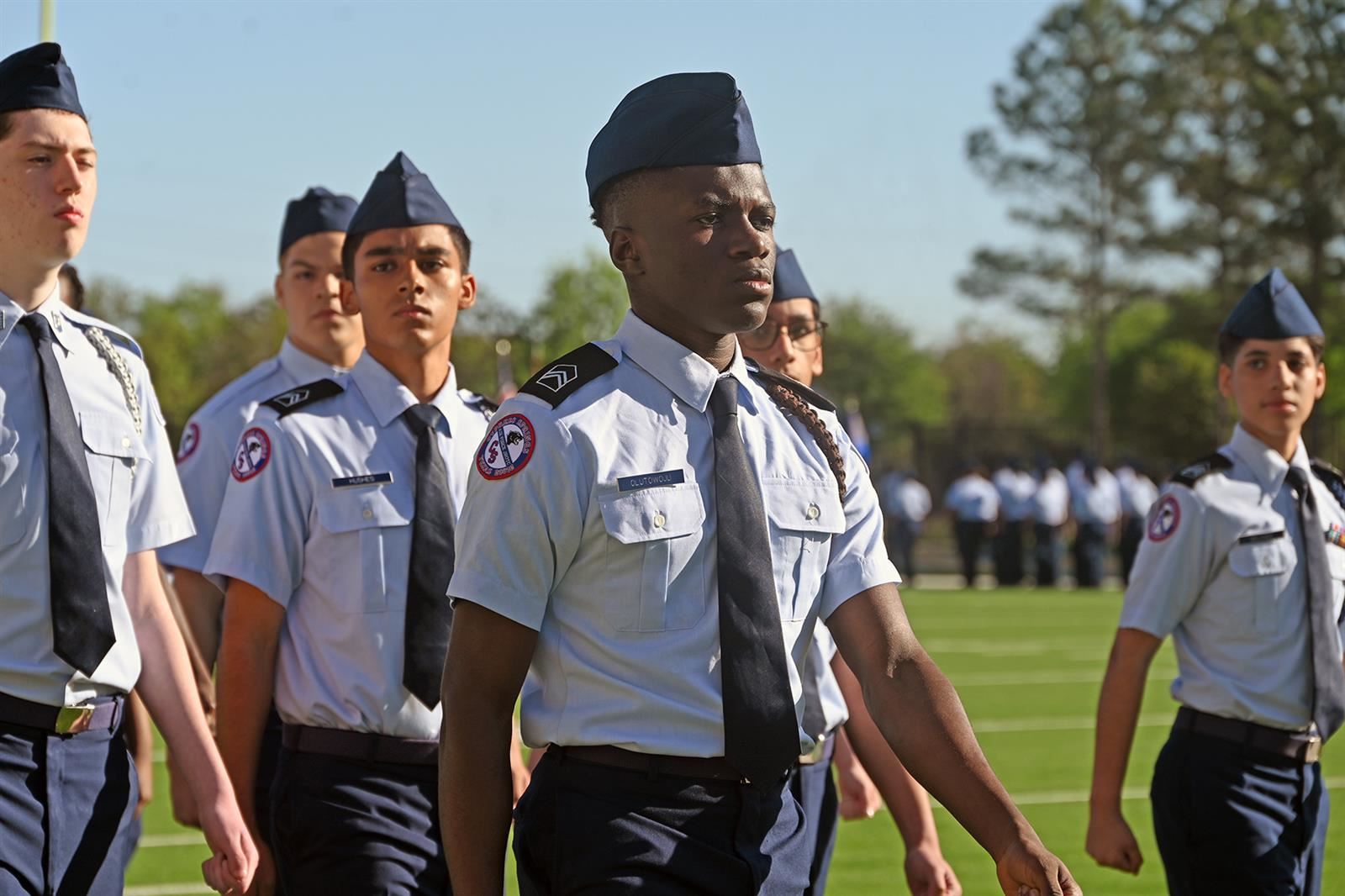 Cy Springs AFJROTC Unit TX-20016 joined four other CFISD united in receiving the 2022-2023 Distinguished Unit Award.